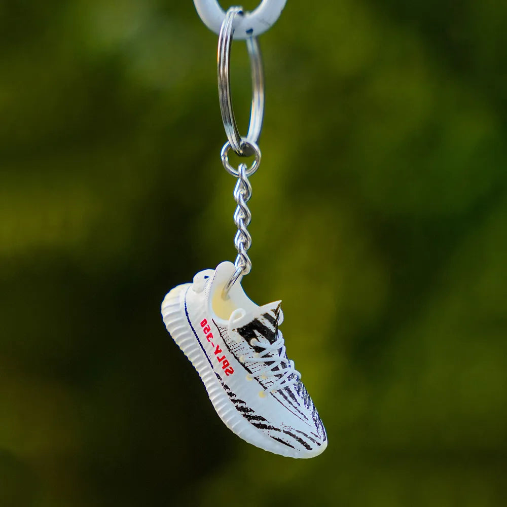 Yeezy zebra sale keychain