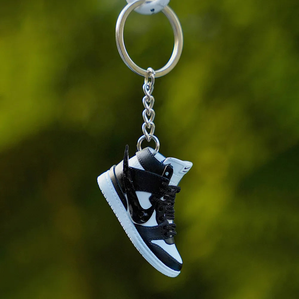 3D sneaker keychain NIke Dunk High Ambush Black Kicks Machine