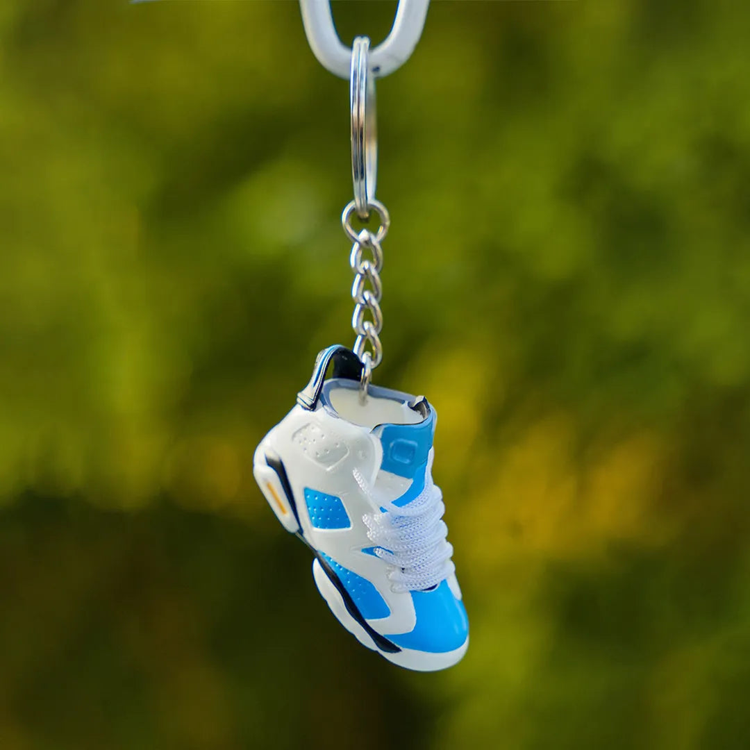 3D sneaker keychain AJ6 Unc Kicks Machine