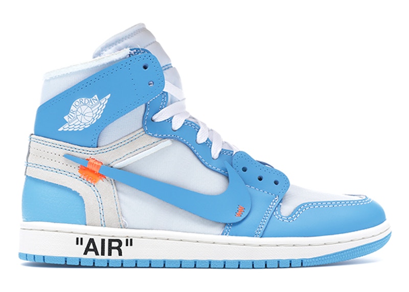 Nike air jordan 1 mid white university blue online