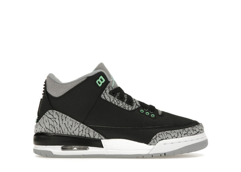 Jordan 3 Retro Green Glow Gs Kicks Machine