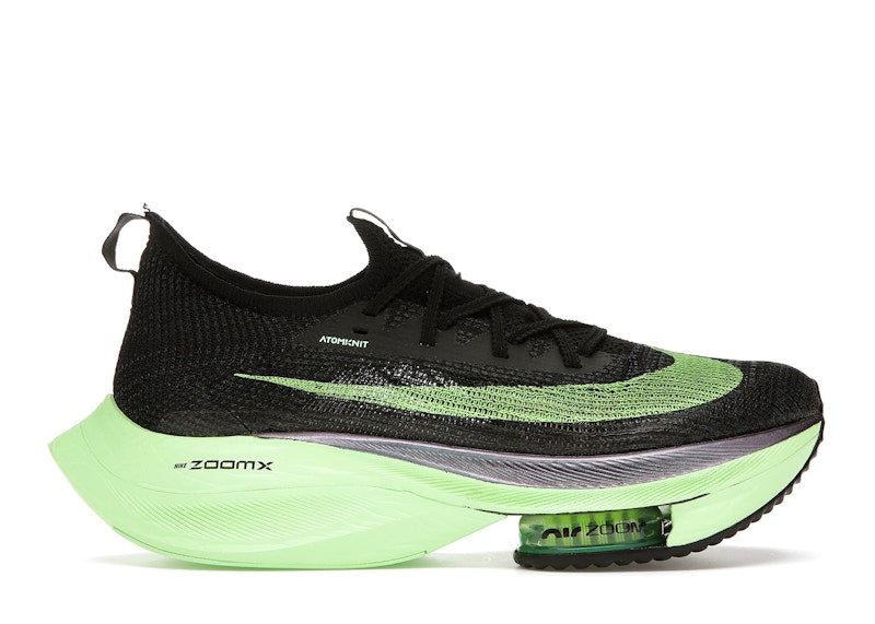 Nike Air Zoom Alphafly Next Black Electric Green Women S Kicks Machine