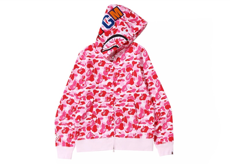 Abc camo shark full zip hoodie sale