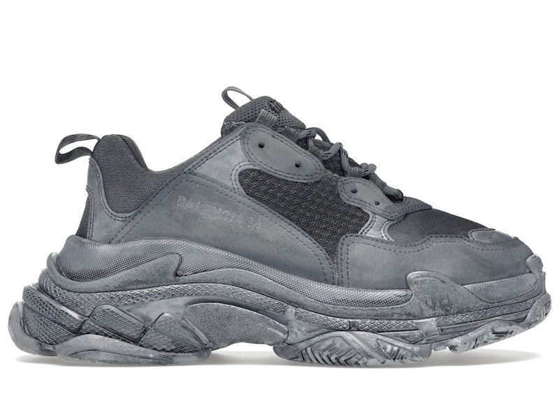 Balenciaga Triple S Dyed Grey Kicks Machine