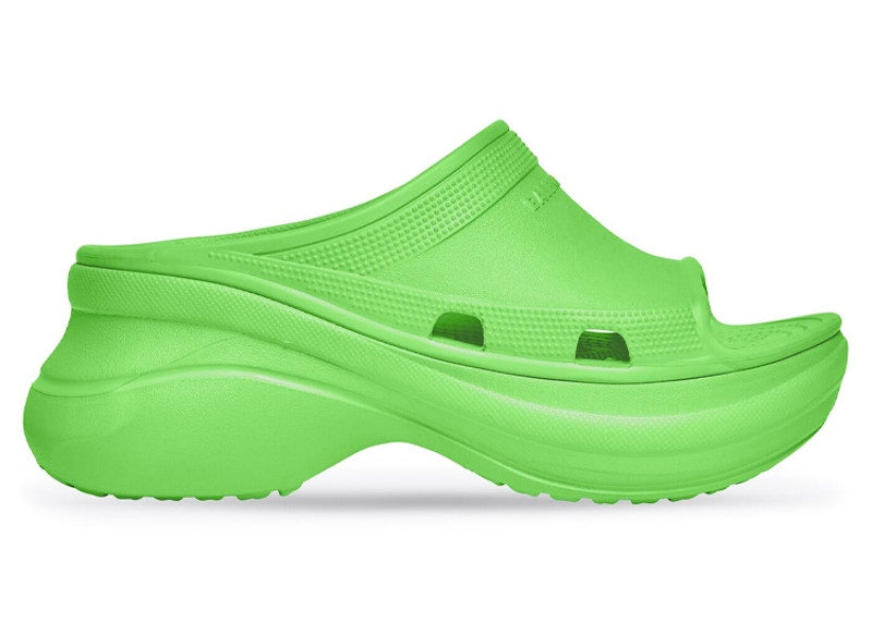 Balenciaga Man deals Pool Slider Fluorencent Green Size 10