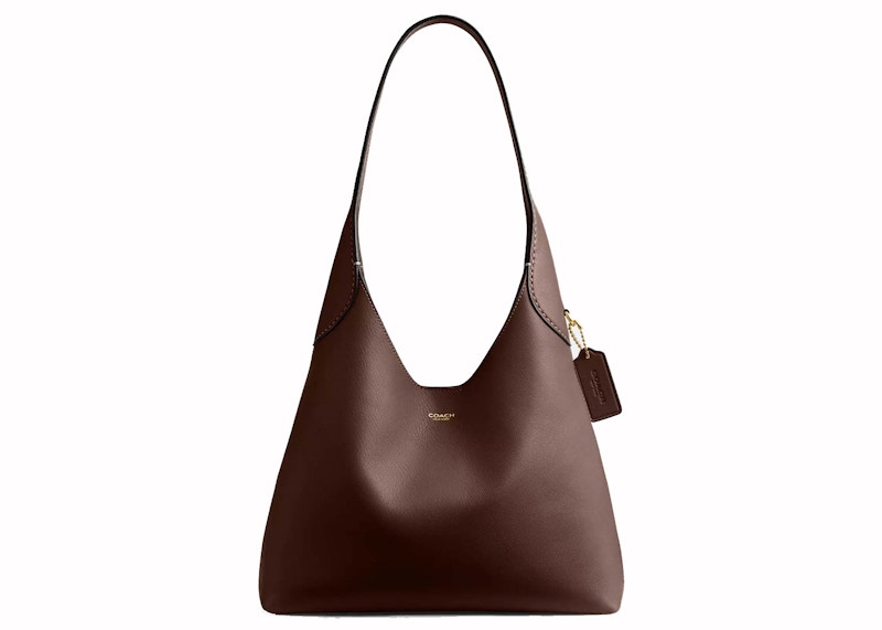 Coach Brass Smooth Leather hot Satchel