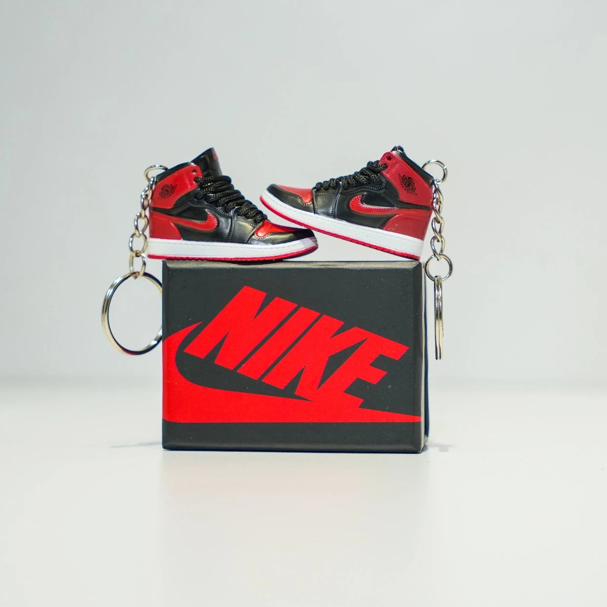 3d sneaker shop keychains with box