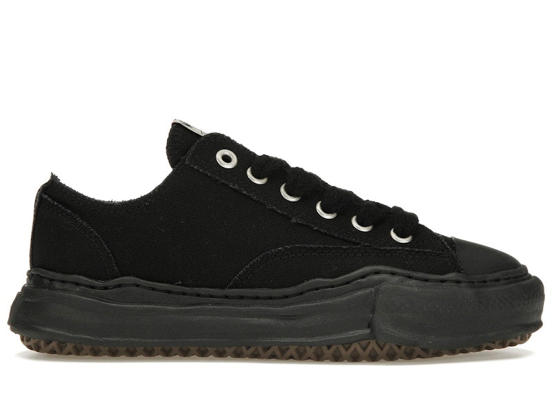 Maison Mihara Yasuhiro Peterson Og Sole Canvas Low Black Black - UK 4