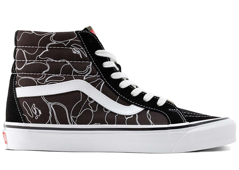 Vans Sk8 Hi 38 Dx Bape Line Abc Camo Kicks Machine