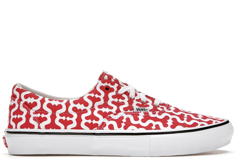 Vans Skate Era Supreme Monogram S Logo Red - UK 11