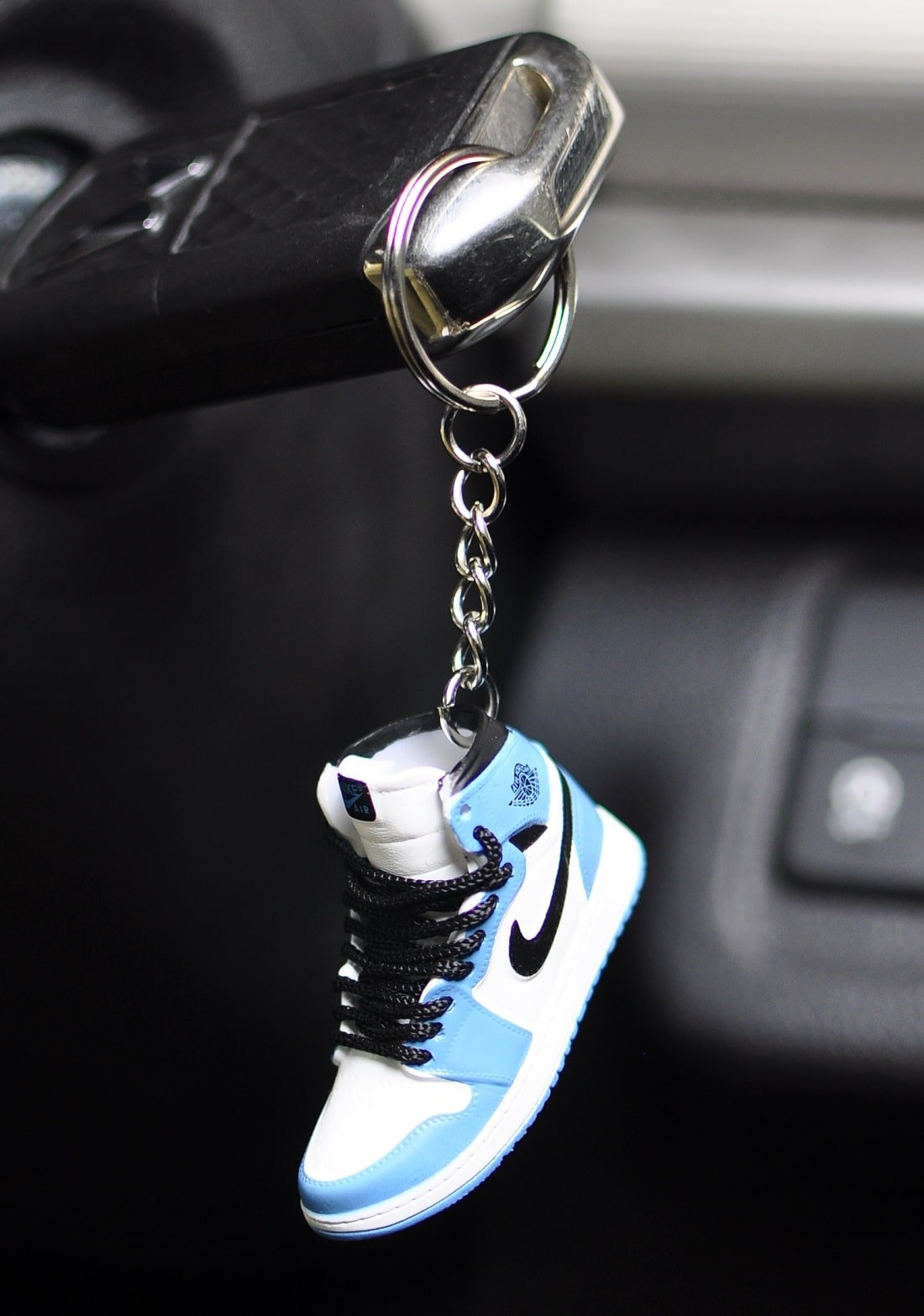 Accessories, Jordan 1 Off White Unc 3d Mini Sneaker Keychain