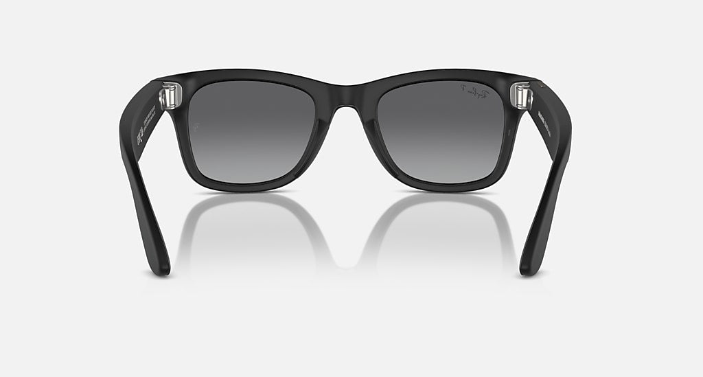 Ray Ban Meta Smart Glasses - Wayfarer Matte Black Graphite Lenses