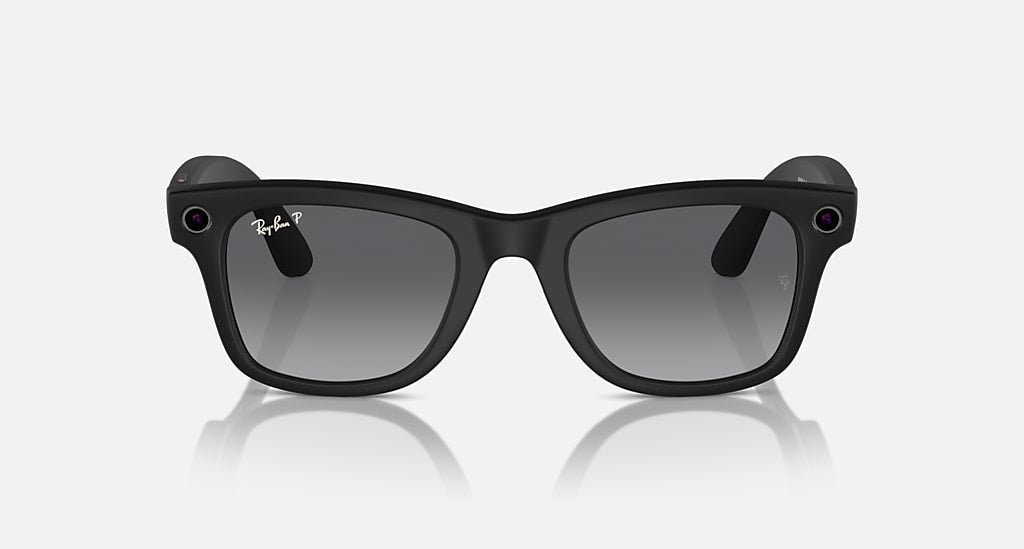 Ray Ban Meta Smart Glasses - Wayfarer Matte Black Graphite Lenses