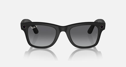 Ray Ban Meta Smart Glasses - Wayfarer Matte Black Graphite Lenses