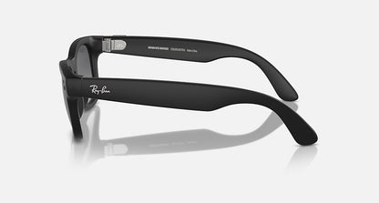 Ray Ban Meta Smart Glasses - Wayfarer Matte Black Graphite Lenses