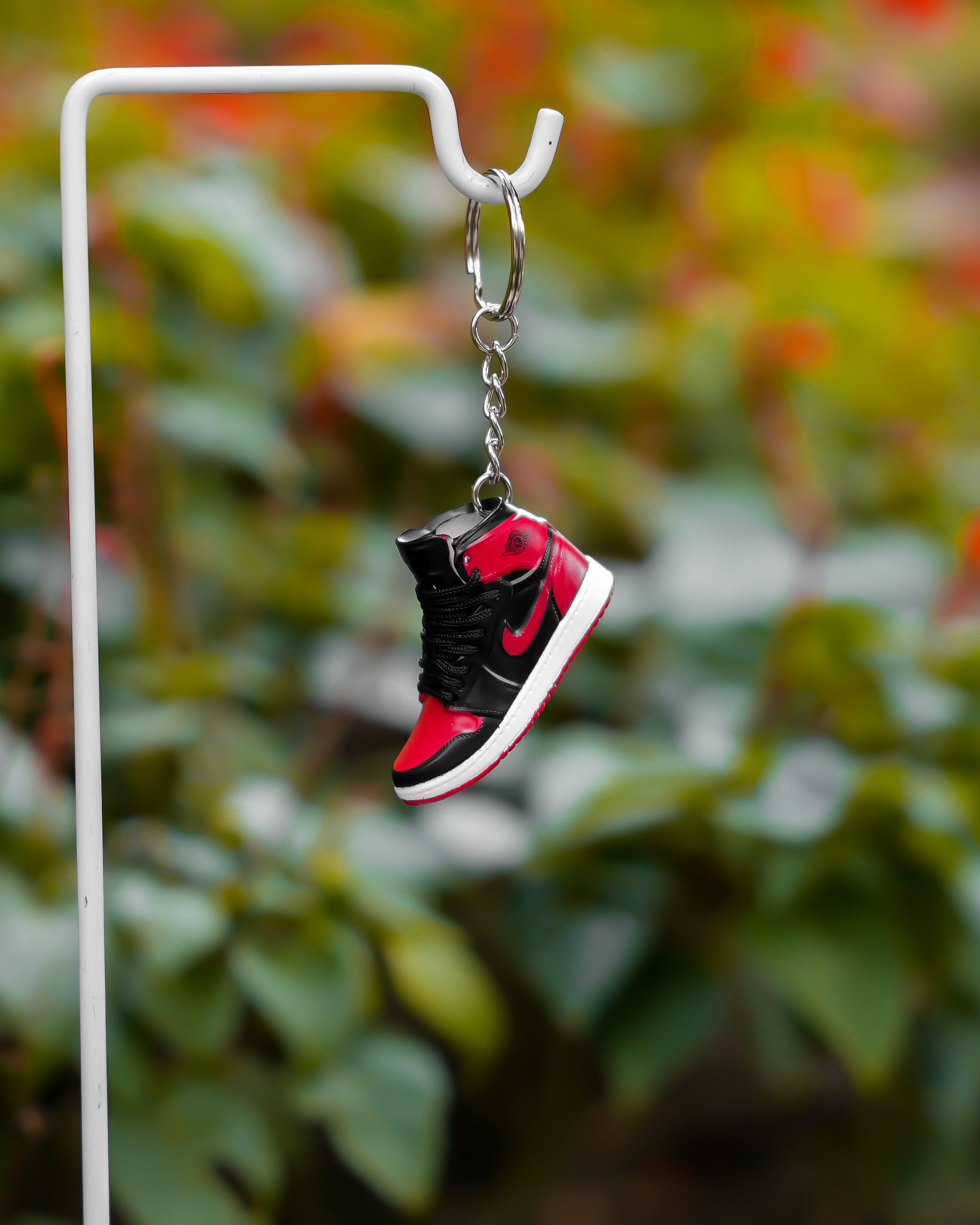 3D Sneaker Keychain AJ1 High Patent Bred