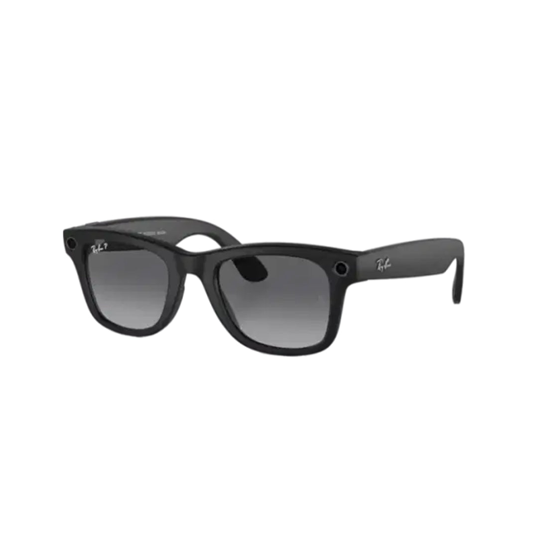 Ray Ban Meta Smart Glasses - Wayfarer Matte Black Graphite Lenses