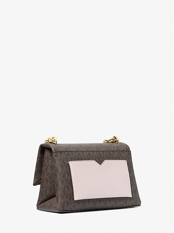 Cece Small Logo Shoulder Bag Powder Blush