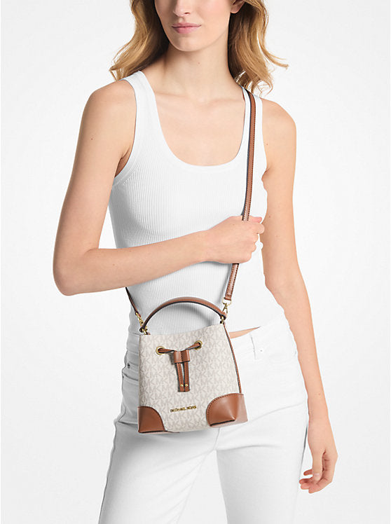 Mercer Small Logo Bucket Bag Vanilla