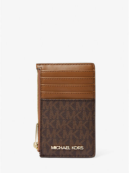 Medium Logo Card Case Brown