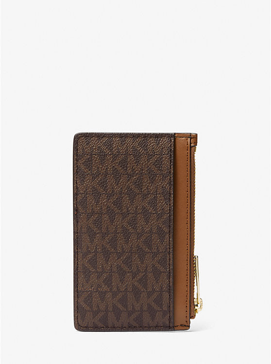 Medium Logo Card Case Brown