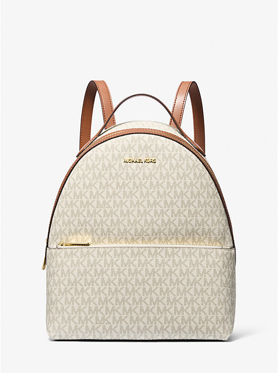 Sheila Medium Logo Backpack Vanilla