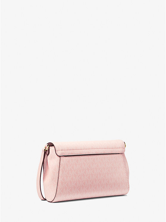 Medium Logo Convertible Crossbody Bag Lt Powder Blush