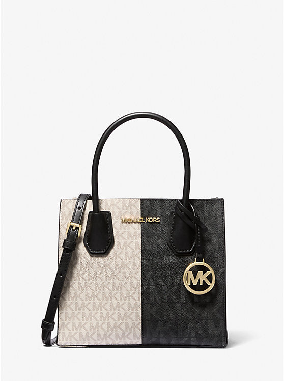 Mercer Medium Two-Tone Logo Crossbody Bag Black Combo