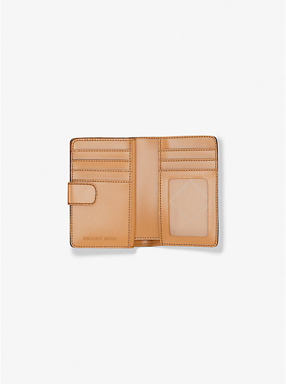 Jet Set Medium Two-Tone Logo Wallet Deer Multi