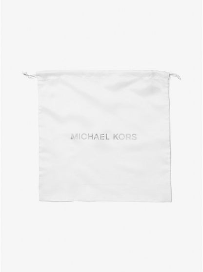 Small Logo Woven Dust Bag White