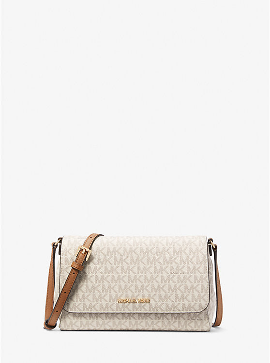 Medium Logo Convertible Crossbody Bag Vanilla