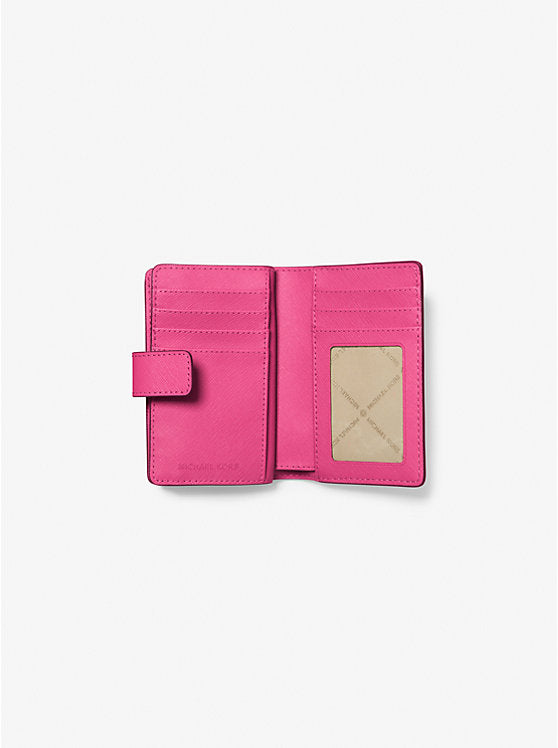 Medium Saffiano Leather Wallet Dragonfruit