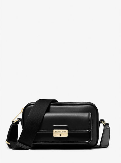 Bradshaw Extra-Small Leather Camera Crossbody Bag Black