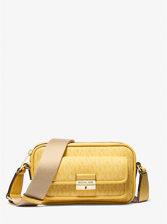 Bradshaw Extra-Small Signature Logo Camera Crossbody Bag Daisy Yellow