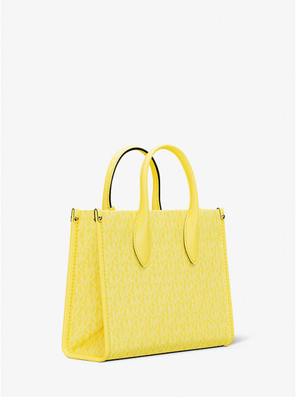 Mirella Small Signature Logo Crossbody Bag Daisy Yellow