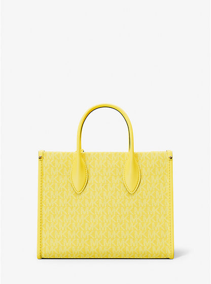 Mirella Small Signature Logo Crossbody Bag Daisy Yellow