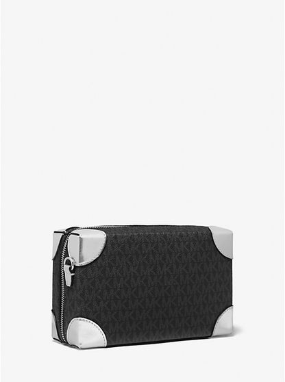 Jeanie Small Embellished Signature Logo Crossbody Bag Black