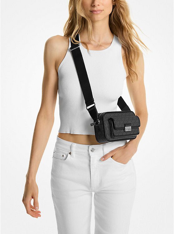 Bradshaw Extra-Small Signature Logo Camera Crossbody Black