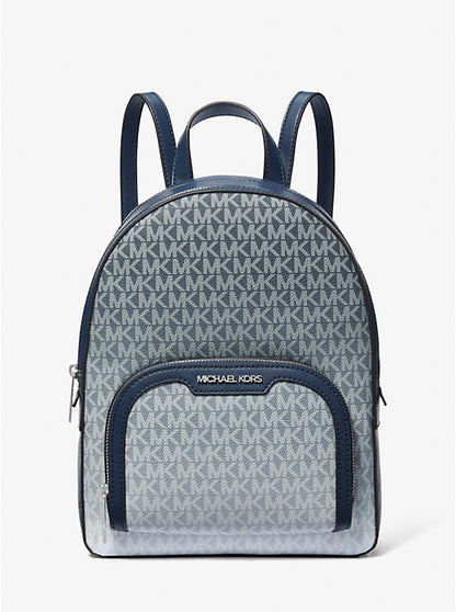 Jaycee Medium Ombre Signature Logo Backpack Navy