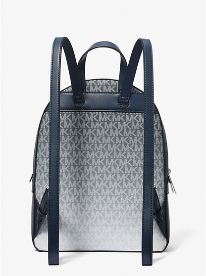 Jaycee Medium Ombre Signature Logo Backpack Navy