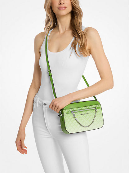 Jet Set Large Ombre Signature Logo Crossbody Body Jungle