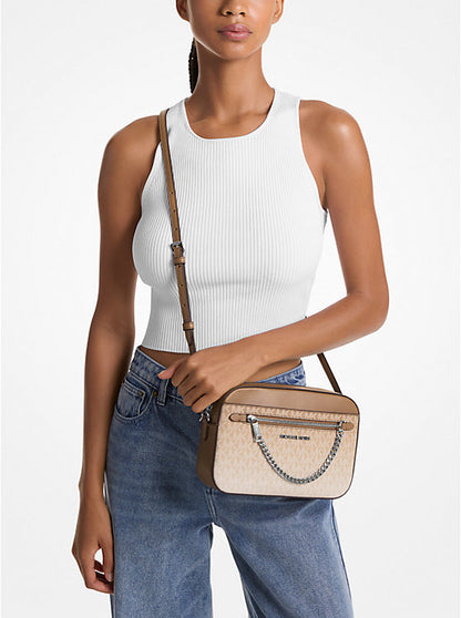 Jet Set Large Ombre Signature Logo Crossbody Body Husk