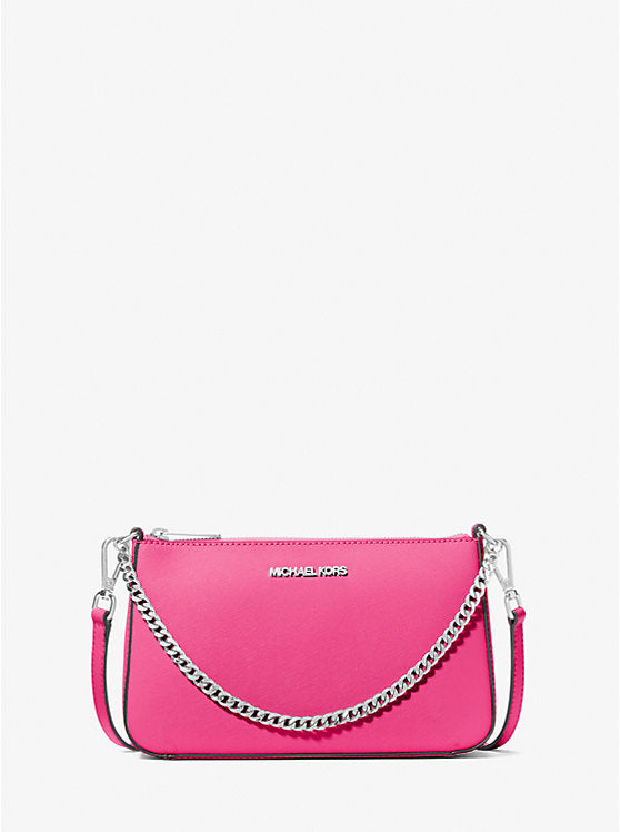 Jet Set Medium Saffiano Leather Crossbody Bag Dragonfruit