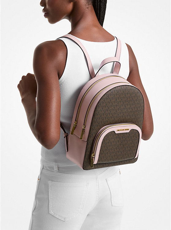 Jaycee Medium Logo Backpack Powder Blush