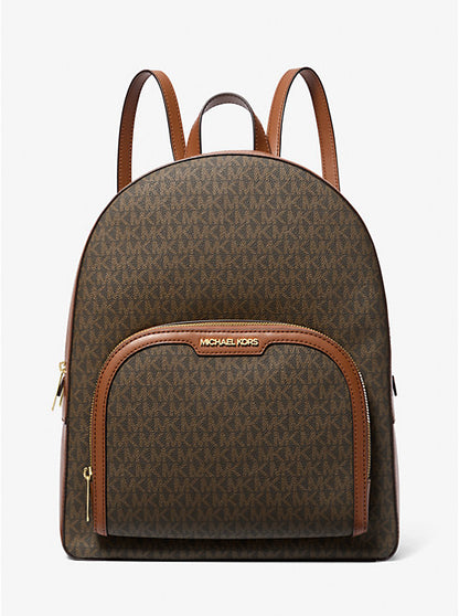 Jaycee Large Logo Backpack Brown