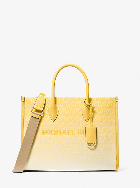 Mirella Medium Ombre Logo Tote Bag Daisy Yellow