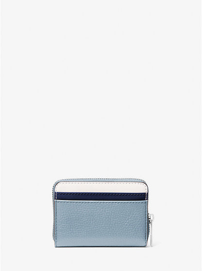 Jet Set Travel Medium Color-Block Wallet Pale Blue