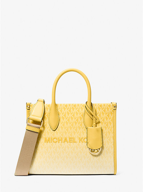 Mirella Small Ombre Signature Logo Crossbody Bag Daisy Yellow