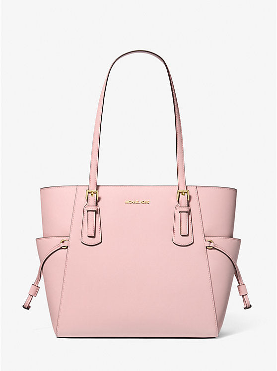 Voyager Large Saffiano Leather Tote Bag Powder Blush