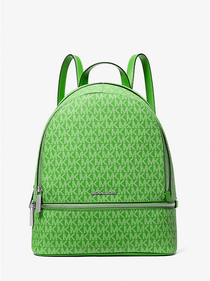 Rhea Medium Signature Logo Backpack Jungle